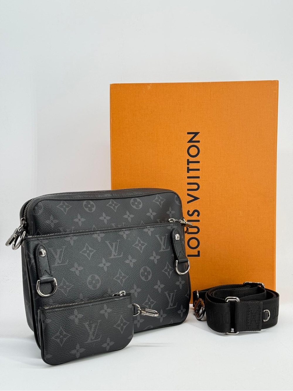 Louis Vuitton Monogram Eclipse Trio Messenger Bag